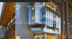 Desktop Screenshot of nashvillemusiccitycenter.com